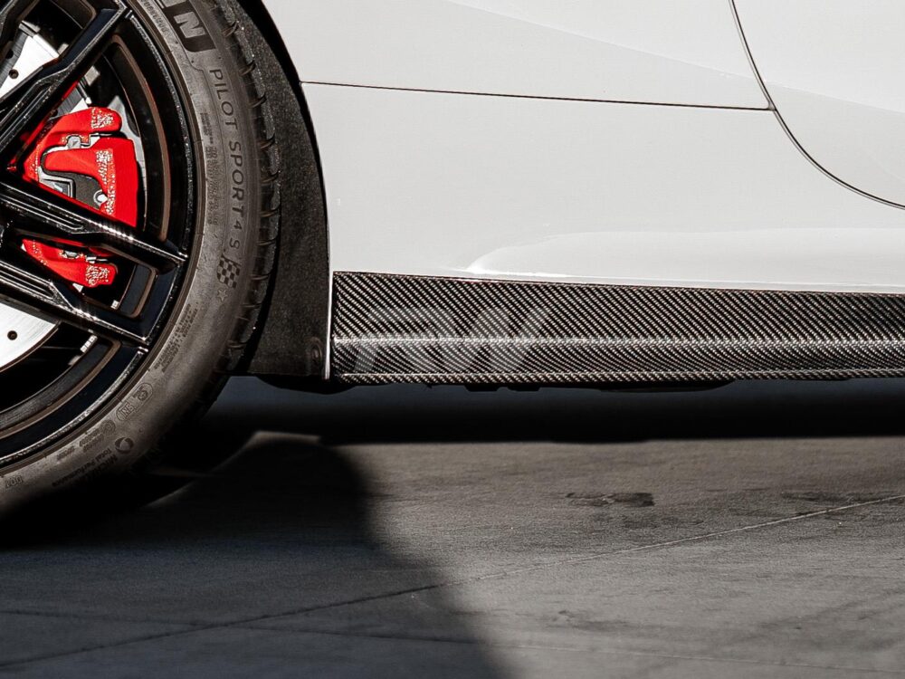 RW Carbon BMW G14 G15 F91 F92 CoupeVert CF Side Skirt Extensions (4)