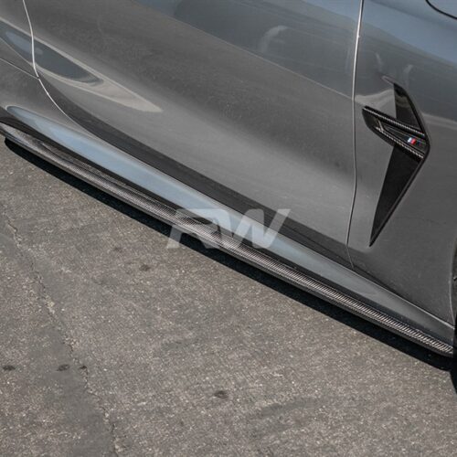 RW Carbon BMW G14 G15 F91 F92 Coupe/Vert Perf Style CF Side Skirts
