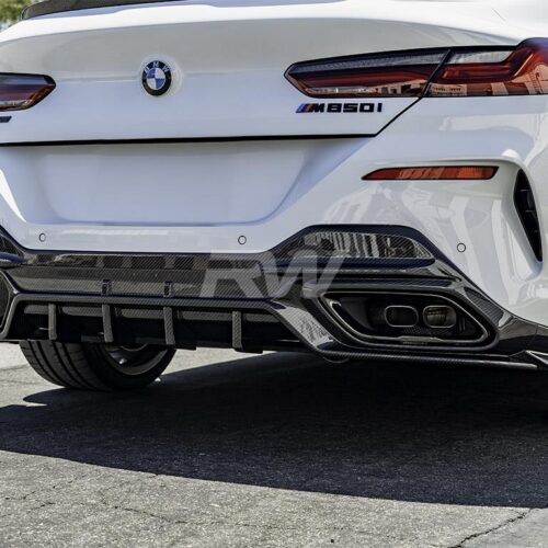 RW Carbon BMW G14 G15 G16 SQ Style CF Rear Diffuser