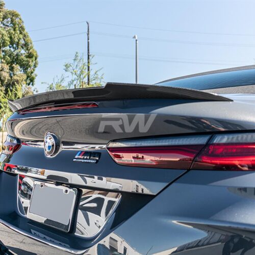 Alternative view of RW Carbon BMW G14/F91 M8 DTM Carbon Fiber Trunk Spoiler