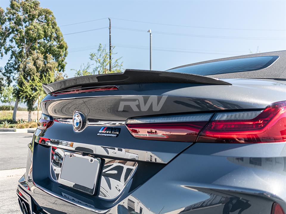 RW Carbon BMW G14F91 M8 DTM Carbon Fiber Trunk Spoiler (1)