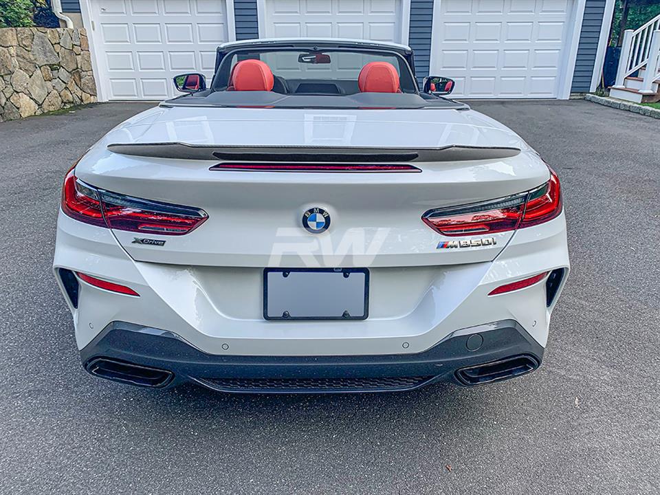 RW Carbon BMW G14F91 M8 DTM Carbon Fiber Trunk Spoiler (2)