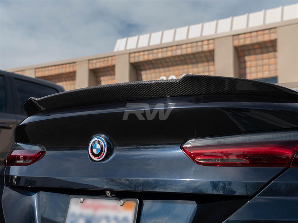 RW Carbon BMW G14F91 M8 DTM Carbon Fiber Trunk Spoiler (3)