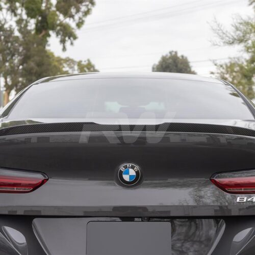 Alternative view of RW Carbon BMW G15 F92 Performance Style CF Trunk Spoiler