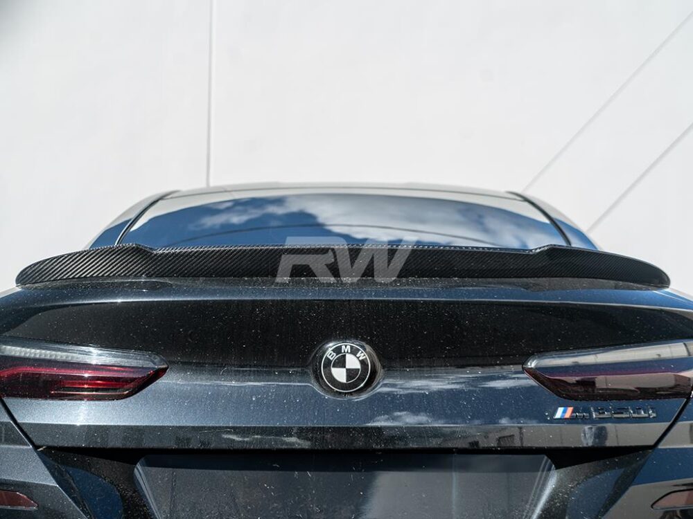 RW Carbon BMW G15_F92 M8 DTM Carbon Fiber Trunk Spoiler - Image 3