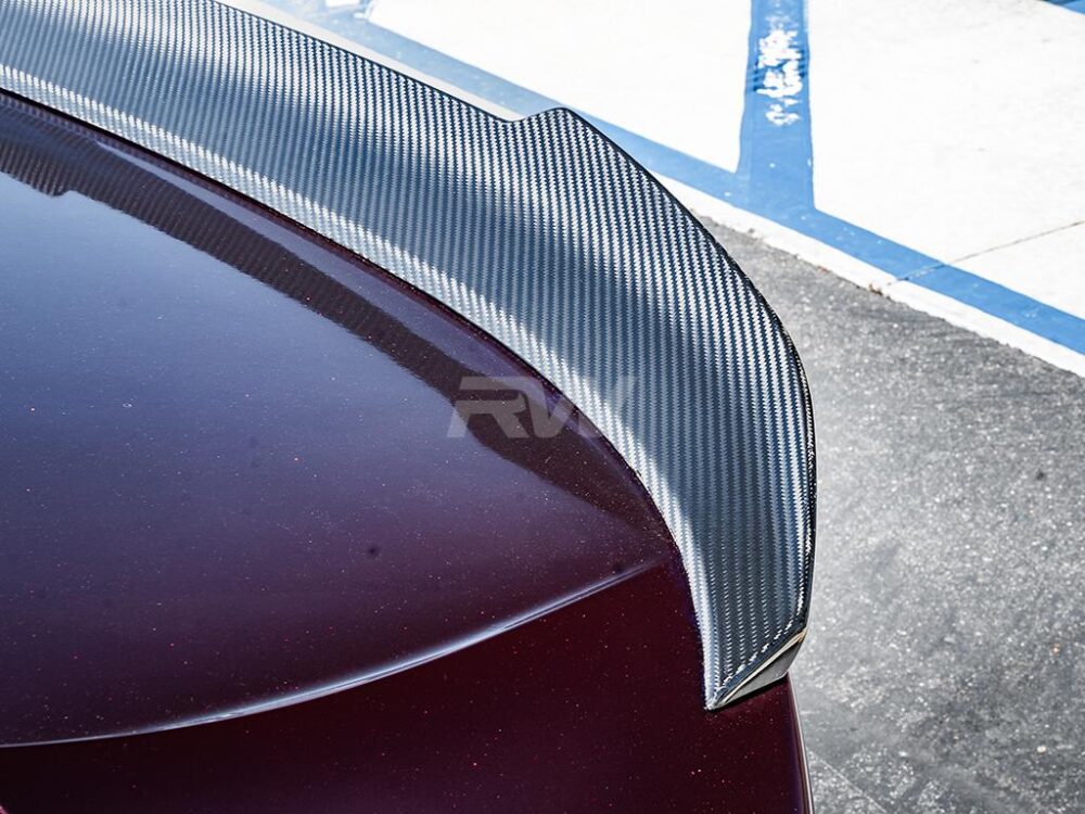 RW Carbon BMW G16 F93 Gran Coupe GTX CF Trunk Spoiler - Image 10