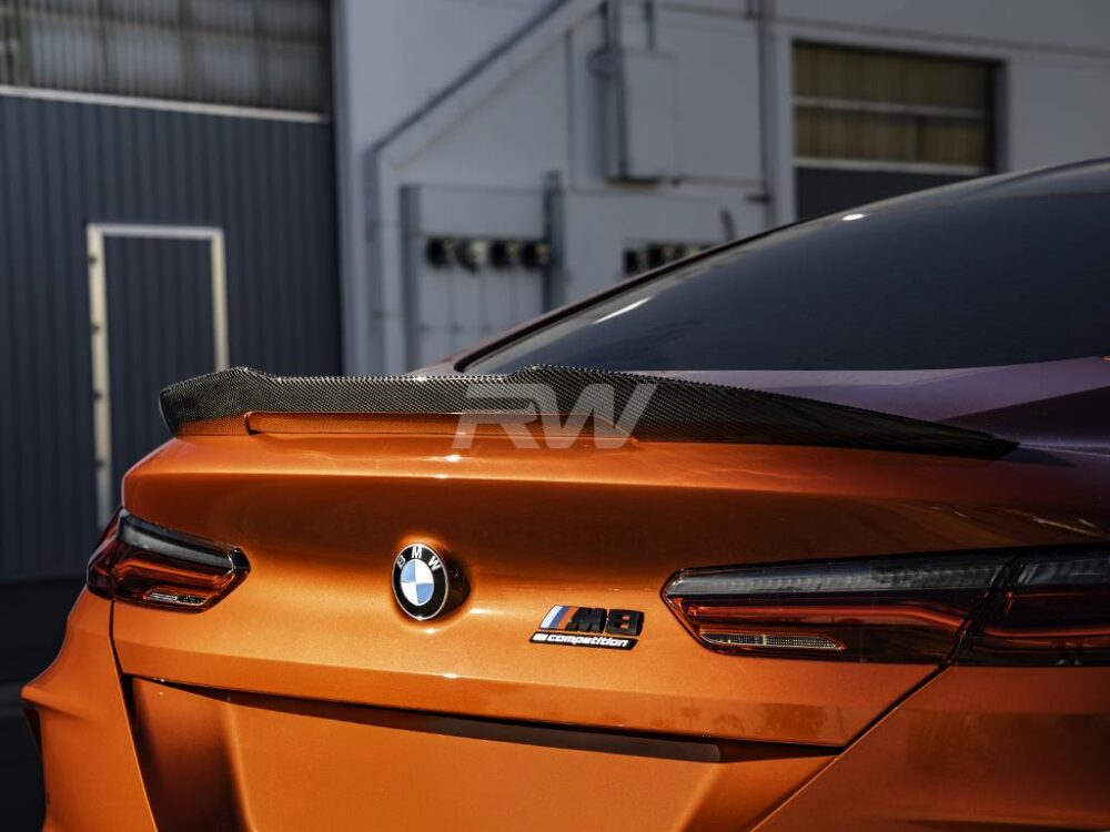 RW Carbon BMW G16 F93 Gran Coupe GTX CF Trunk Spoiler - Image 15