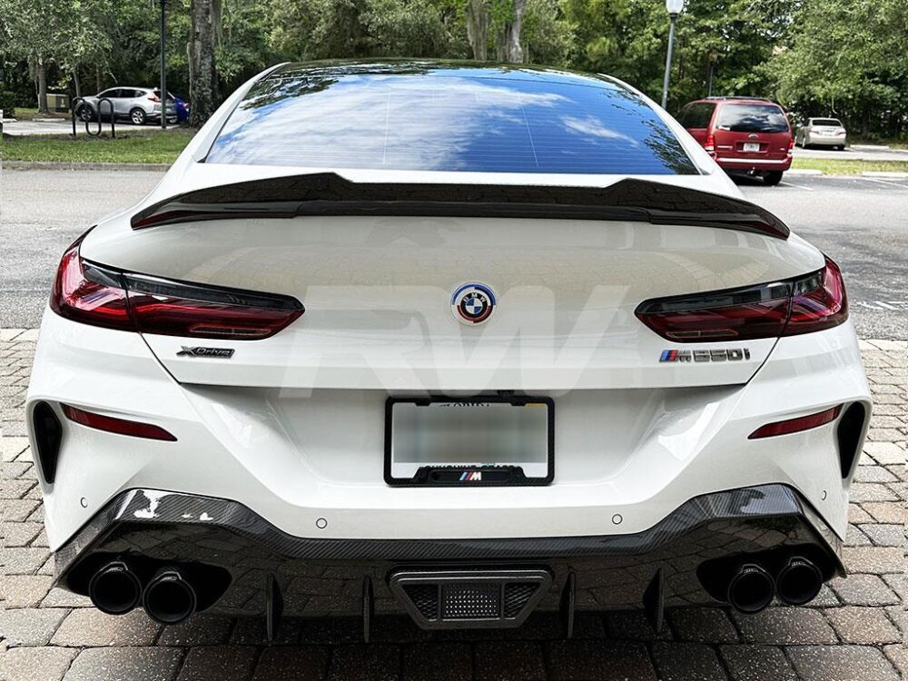 RW Carbon BMW G16 F93 Gran Coupe GTX CF Trunk Spoiler - Image 19