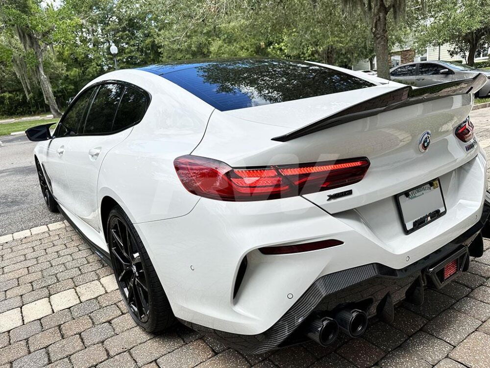 RW Carbon BMW G16 F93 Gran Coupe GTX CF Trunk Spoiler - Image 20