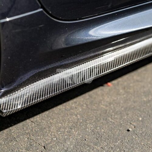 Alternative view of RW Carbon BMW G16/F93 M8 RWS CF Side Skirt Extensions