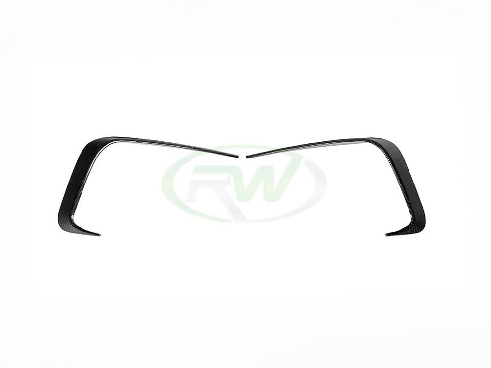 RW Carbon BMW G20 3-Series Carbon Fiber Rear Bumper Trims (2)