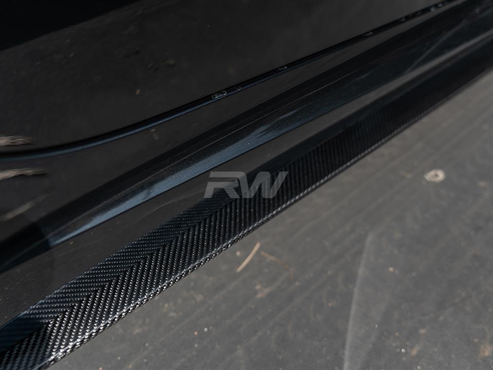 RW Carbon BMW G20 3 Series Carbon Fiber Side Skirt Extensions (1)