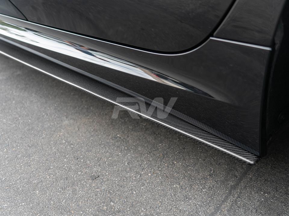 RW Carbon BMW G20 3 Series Carbon Fiber Side Skirt Extensions (3)