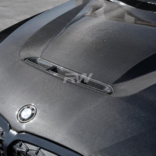 Alternative view of RW Carbon 2019-2026 BMW G20 3-Series DTM Carbon Fiber Hood
