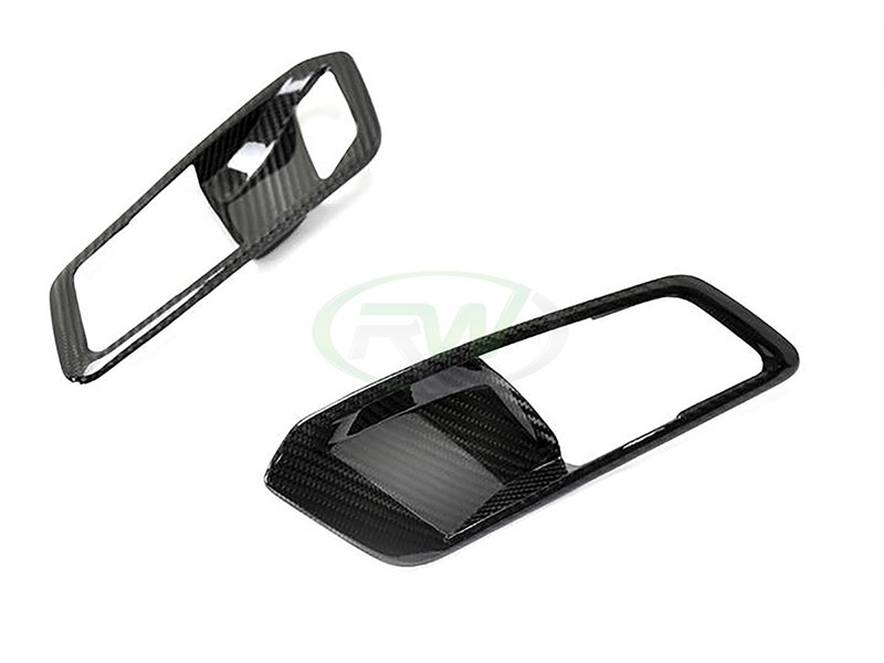 RW Carbon BMW G20 Carbon Fiber Interior Door Handle Trims (3)