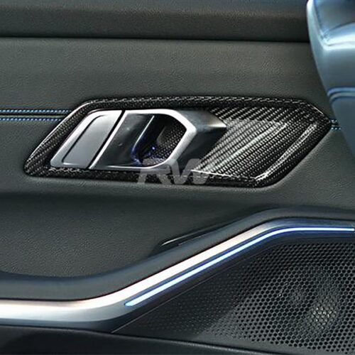 RW Carbon BMW G20 Carbon Fiber Interior Door Handle Trims
