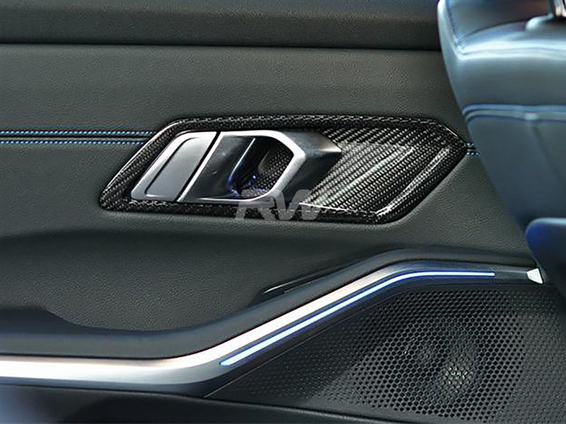 RW Carbon BMW G20 Carbon Fiber Interior Door Handle Trims (4)