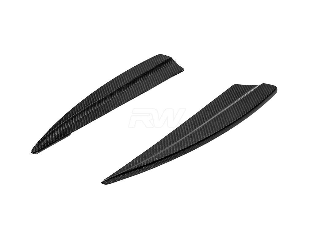 RW Carbon BMW G20 Carbon Fiber Rear Bumper Splitters (1)