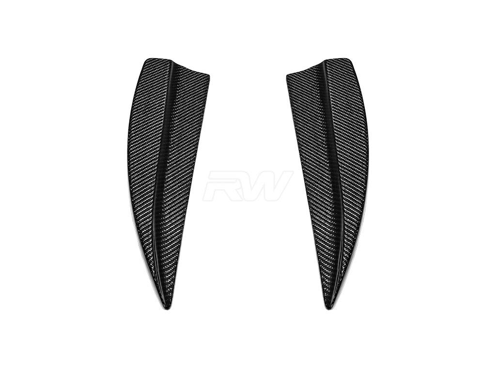 RW Carbon BMW G20 Carbon Fiber Rear Bumper Splitters (2)