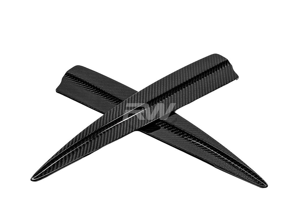 RW Carbon BMW G20 Carbon Fiber Rear Bumper Splitters (9)