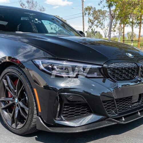 RW Carbon BMW G20 DTM Carbon Fiber Front Lip Spoiler