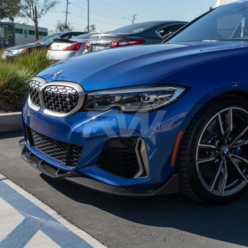 Alternative view of RW Carbon BMW G20 DTM Carbon Fiber Front Lip Spoiler