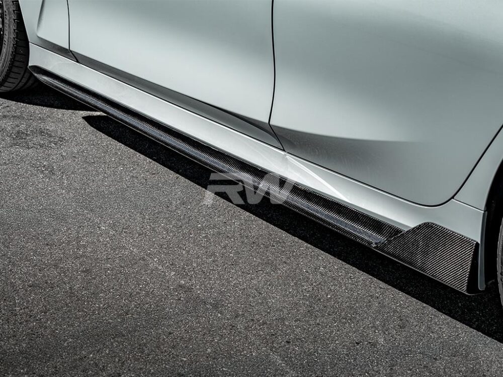 RW Carbon BMW G20 DTM Carbon Fiber Side Skirt Extensions (2)