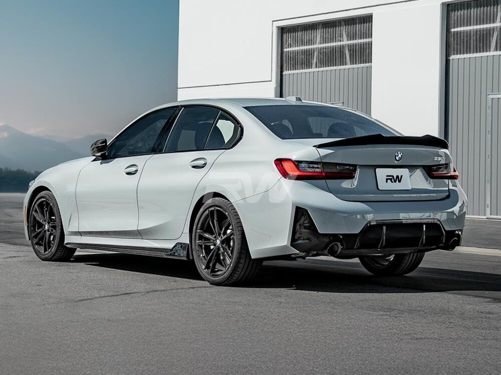 RW Carbon BMW G20 DTM Carbon Fiber Side Skirt Extensions (4)