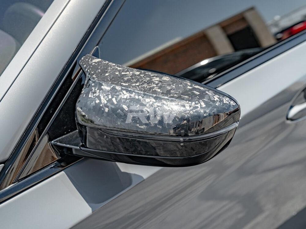 RW Carbon BMW G20 G30 G14 G15 G16 M Style Forged Carbon Mirror Caps - Image 3