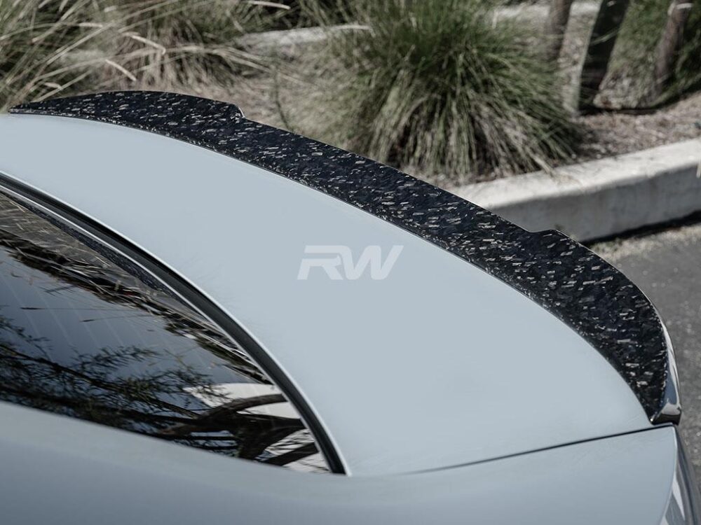 RW Carbon BMW G20 G80 CS Style Forged Carbon Trunk Spoiler - Image 10