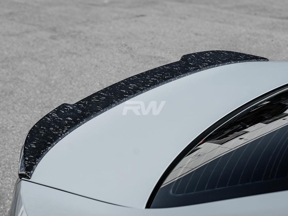 RW Carbon BMW G20 G80 CS Style Forged Carbon Trunk Spoiler - Image 11
