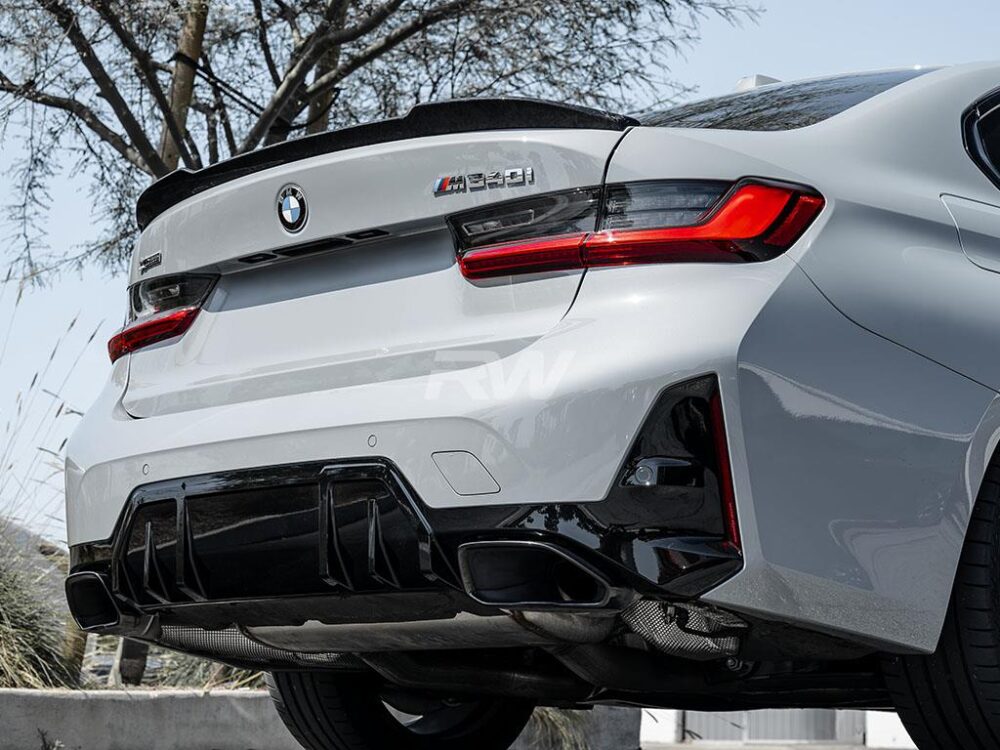 RW Carbon BMW G20 G80 CS Style Forged Carbon Trunk Spoiler - Image 2