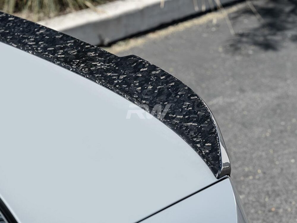RW Carbon BMW G20 G80 CS Style Forged Carbon Trunk Spoiler - Image 9