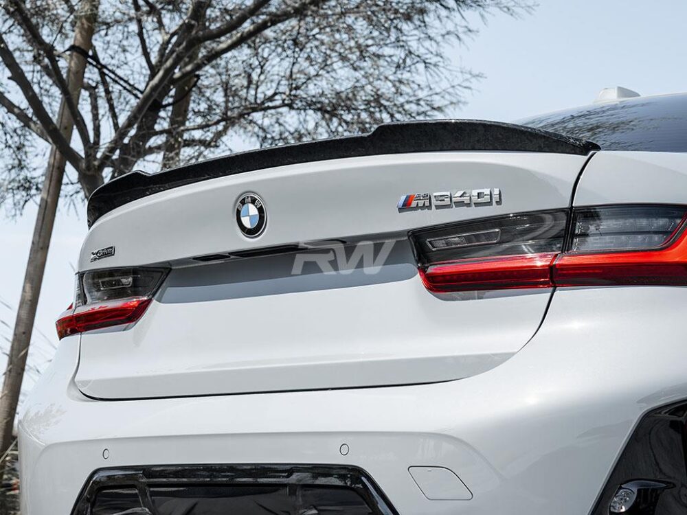 RW Carbon BMW G20 G80 CS Style Forged Carbon Trunk Spoiler