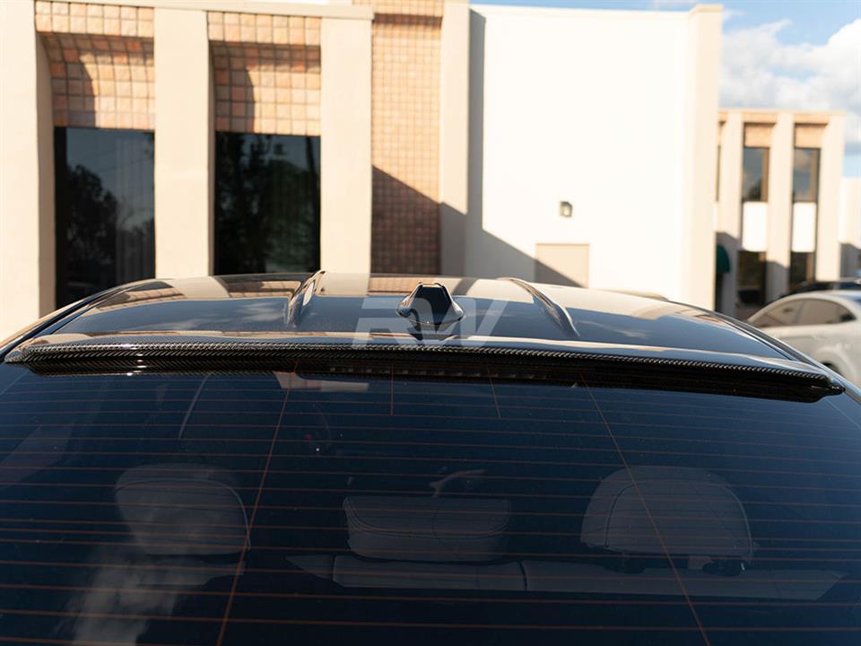 RW Carbon BMW G20 G80 Carbon Fiber Roof Spoiler (2)