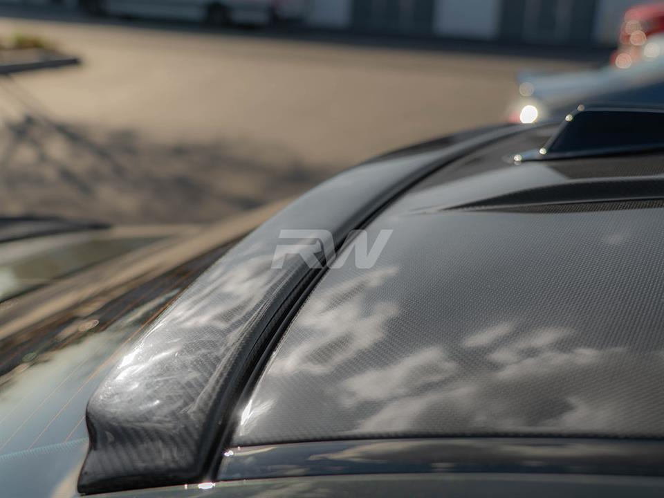 RW Carbon BMW G20 G80 Carbon Fiber Roof Spoiler (3)