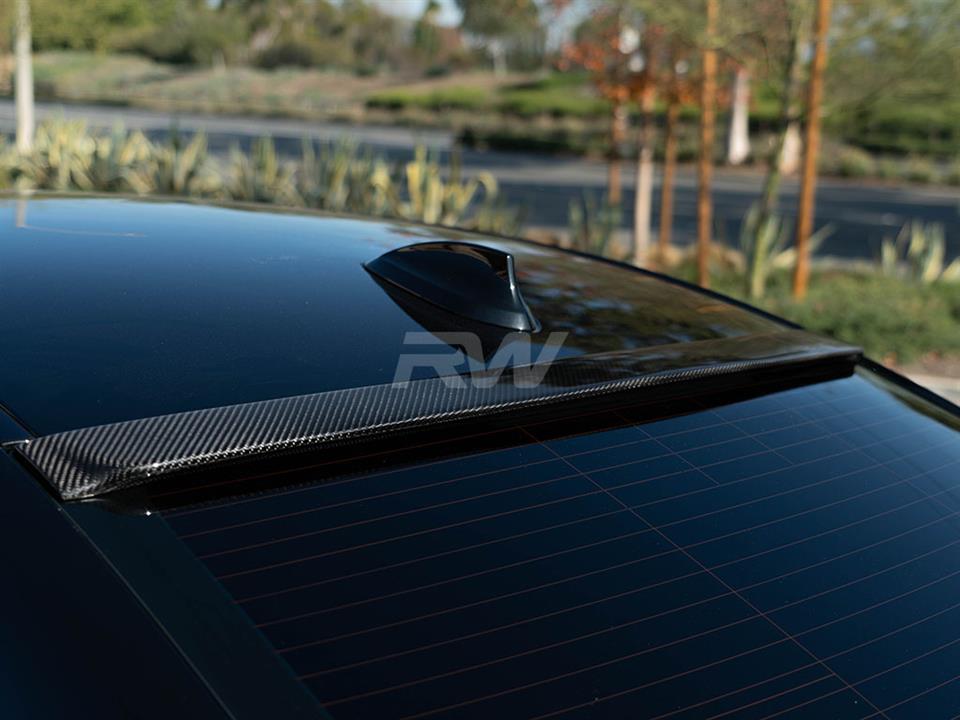 RW Carbon BMW G20 G80 Carbon Fiber Roof Spoiler (4)
