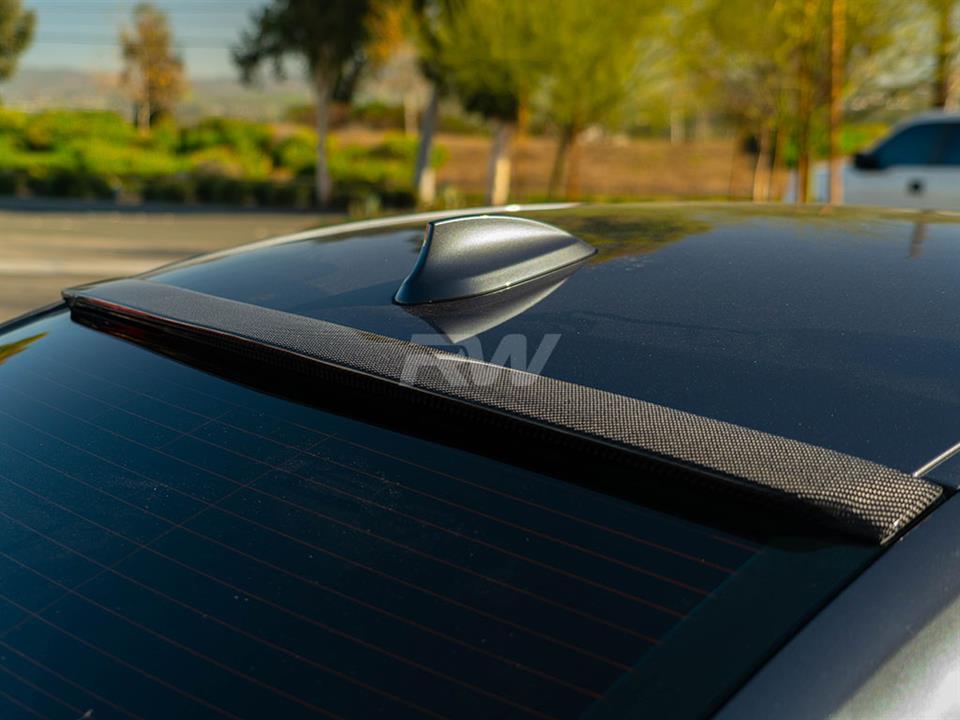 RW Carbon BMW G20 G80 Carbon Fiber Roof Spoiler (6)
