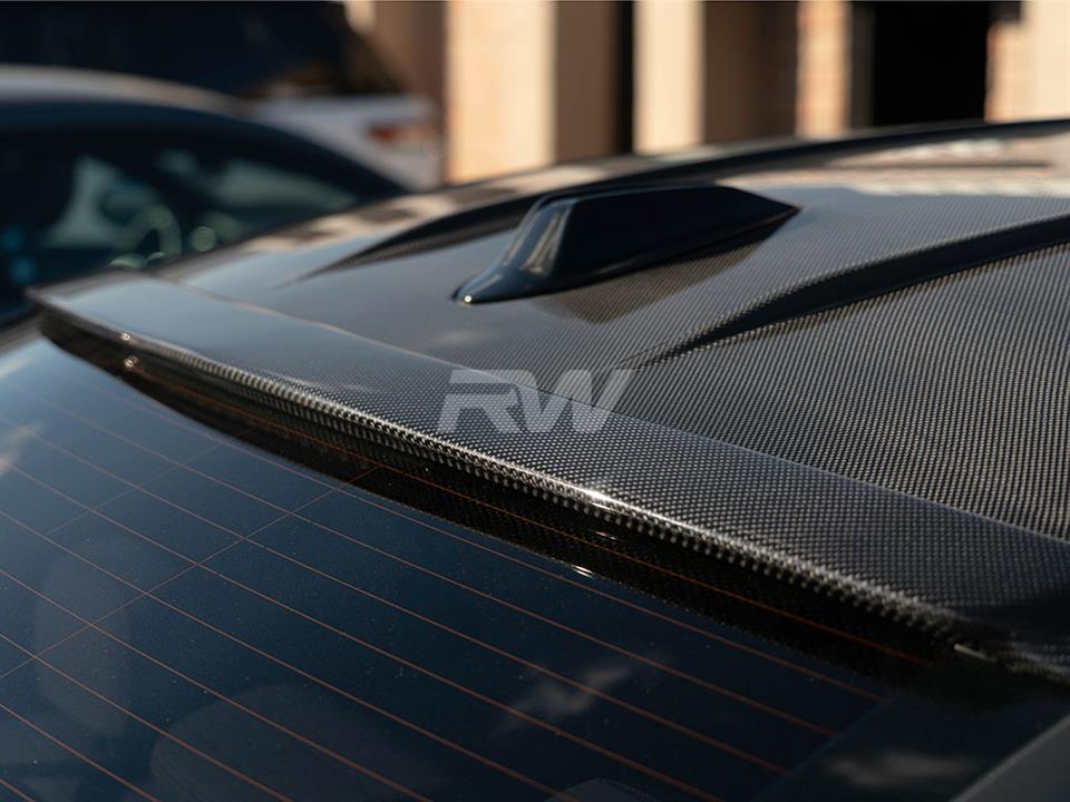 RW Carbon BMW G20 G80 Carbon Fiber Roof Spoiler (9)