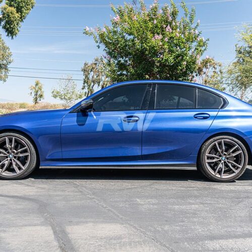 Alternative view of RW Carbon BMW G20 K Style Carbon Side Skirt Extensions