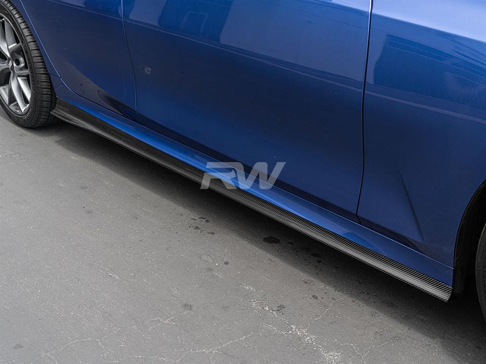 RW Carbon BMW G20 K Style Carbon Side Skirt Extensions (5)