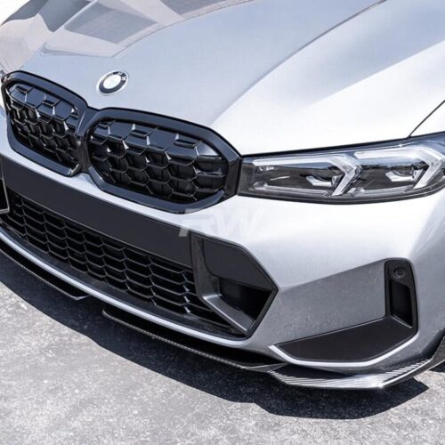 Alternative view of RW Carbon BMW G20 LCI Carbon Fiber Performance Style Front Lip