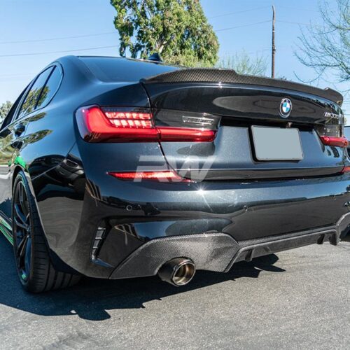 Alternative view of RW Carbon BMW G20 Performance Style Carbon Fiber Diffuser