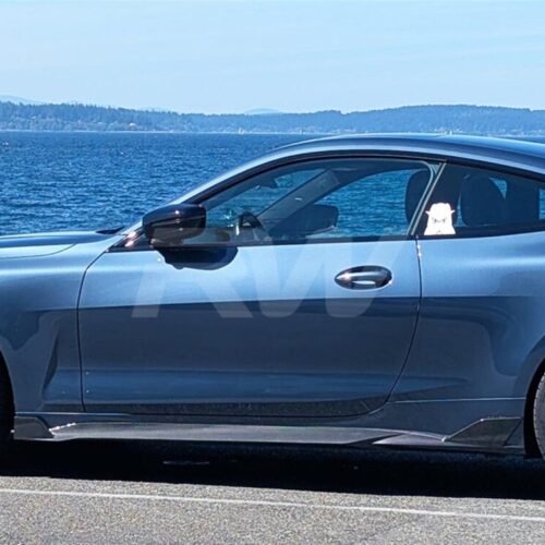 RW Carbon BMW G22 G23 DTM Carbon Fiber Side Skirt Extensions