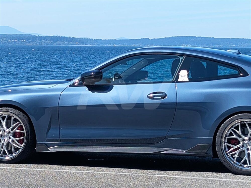 RW Carbon BMW G22 G23 DTM Carbon Fiber Side Skirt Extensions (12)