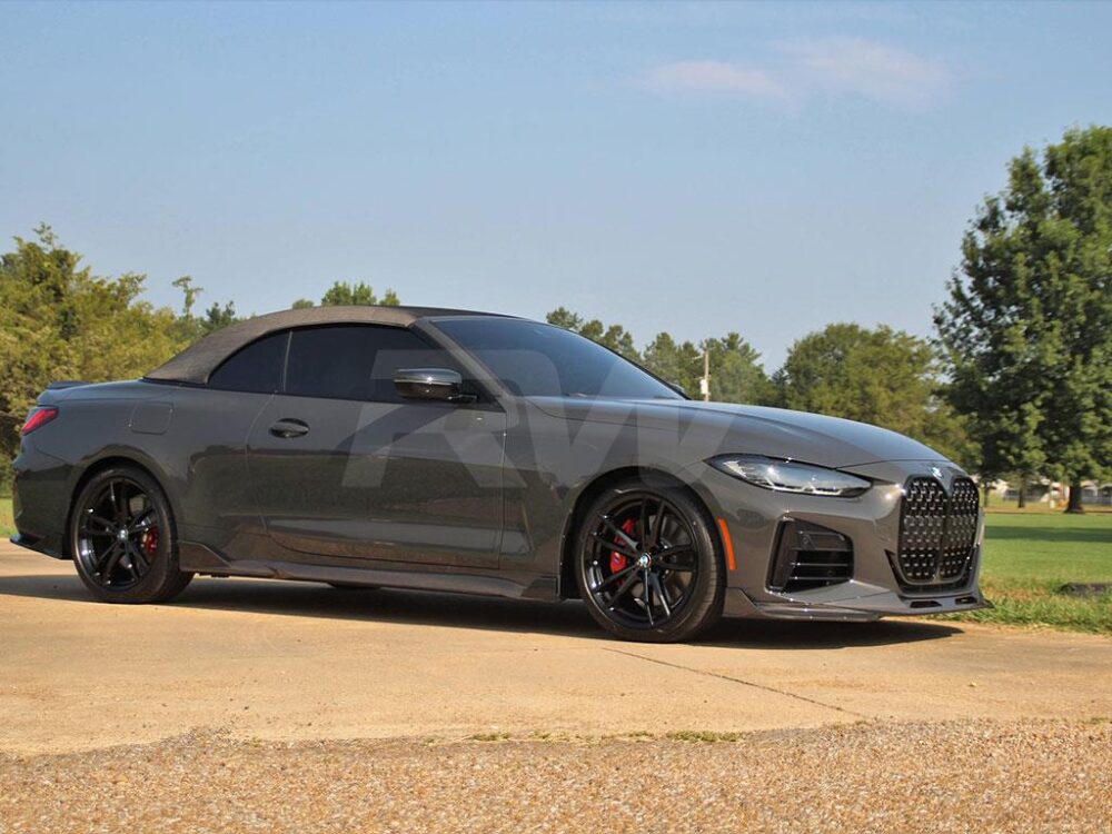 RW Carbon BMW G22 G23 DTM Carbon Fiber Side Skirt Extensions (4)