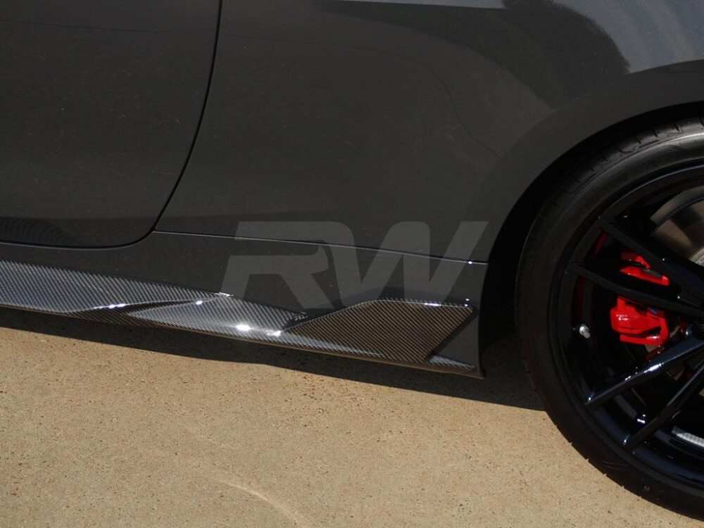RW Carbon BMW G22 G23 DTM Carbon Fiber Side Skirt Extensions (7)