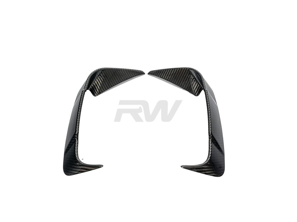 RW Carbon BMW G22 G23 Rear Carbon Fiber Bumper Trims (1)