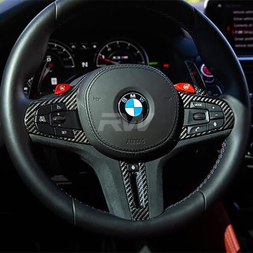 RW Carbon BMW G22 G29 G42 CF Alcantara Steering Wheel Trim
