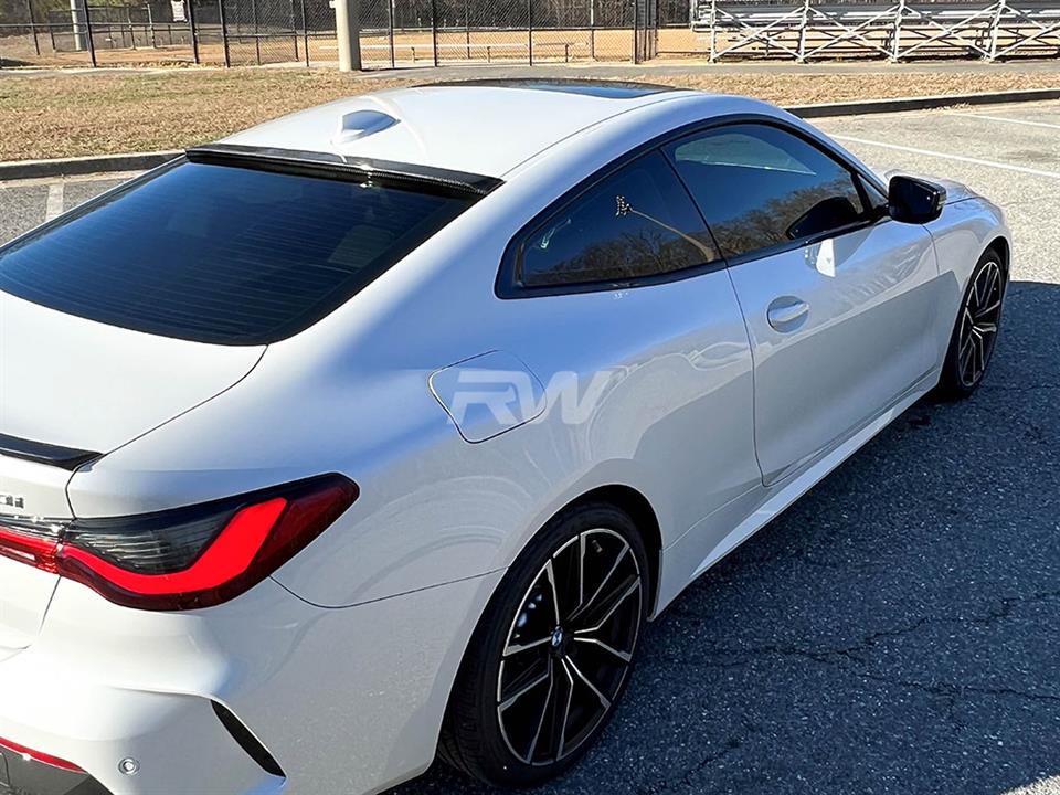 RW Carbon BMW G22 G82 Carbon Fiber Roof Spoiler - Image 2